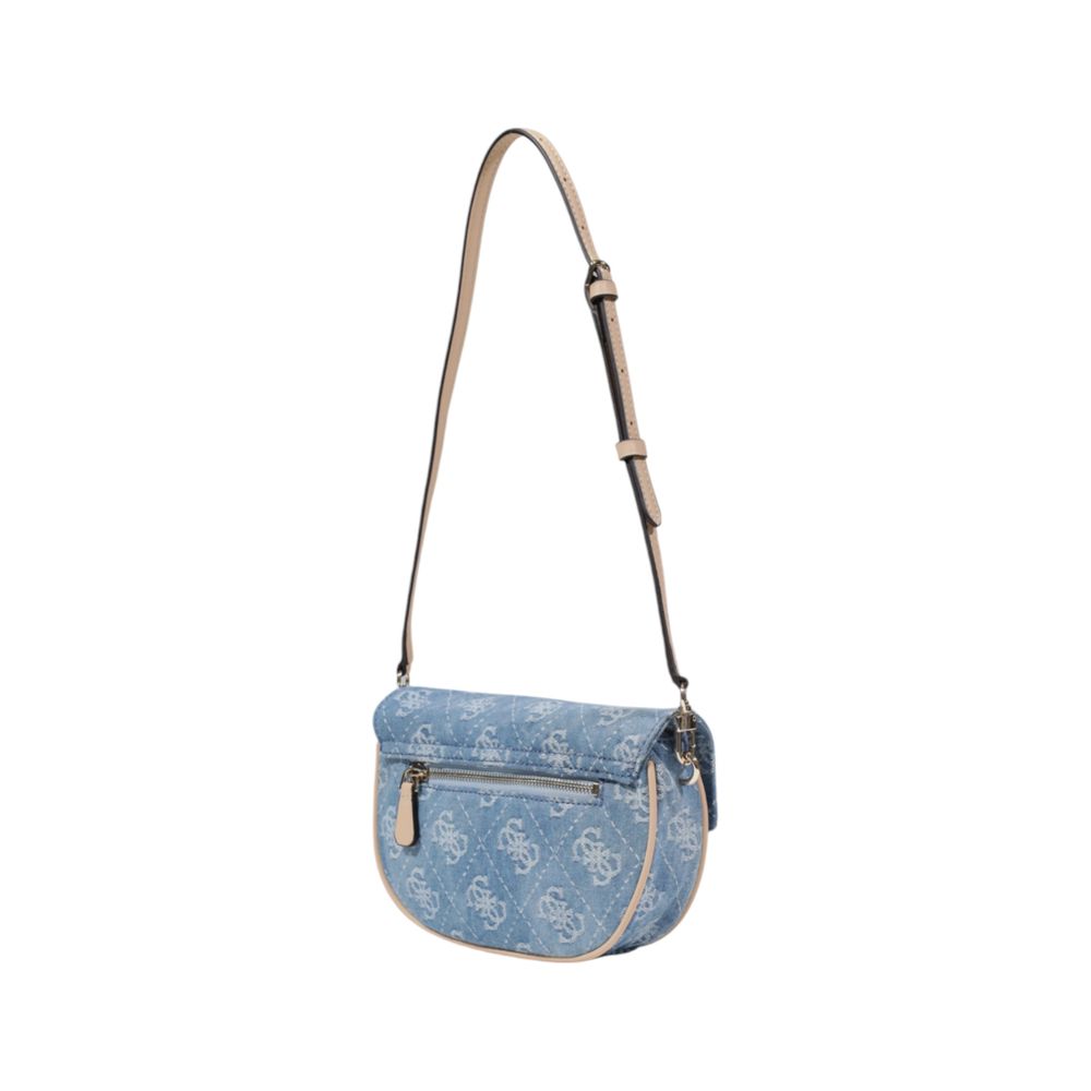 Guess Blue Cotton Handbag