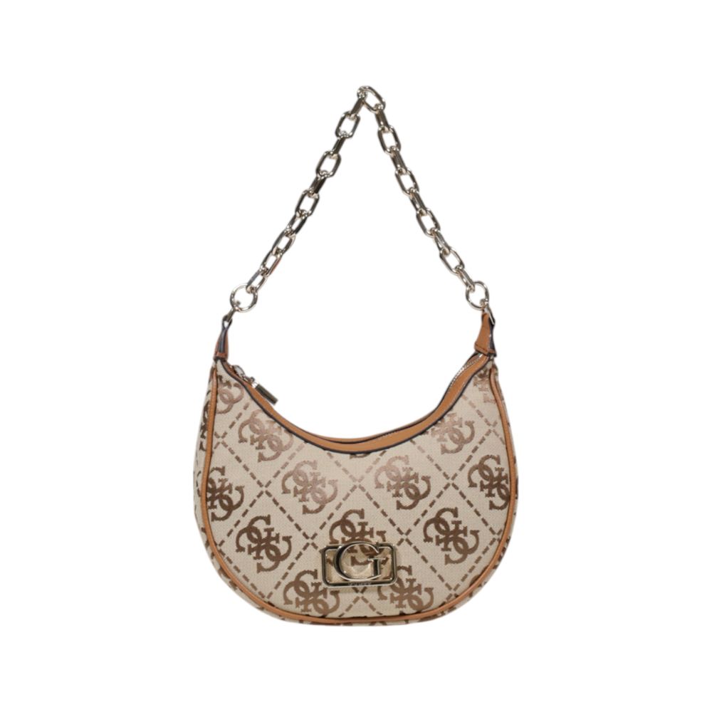 Guess Beige Polyester Handbag