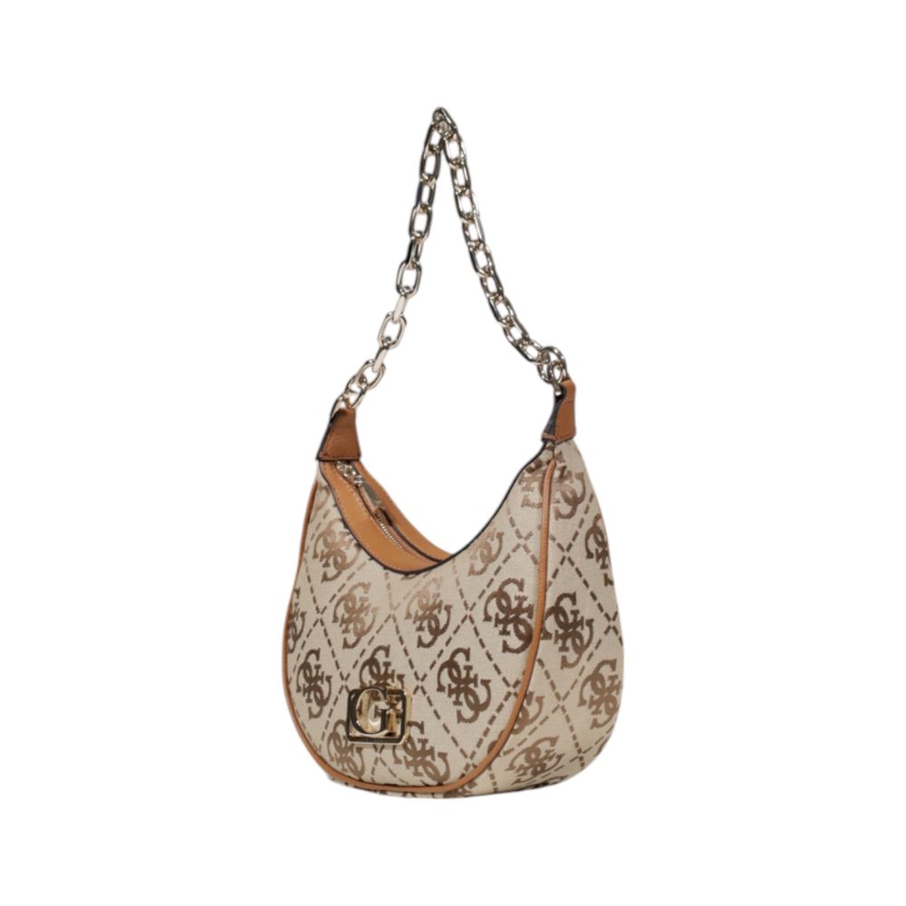 Guess Beige Polyester Handbag