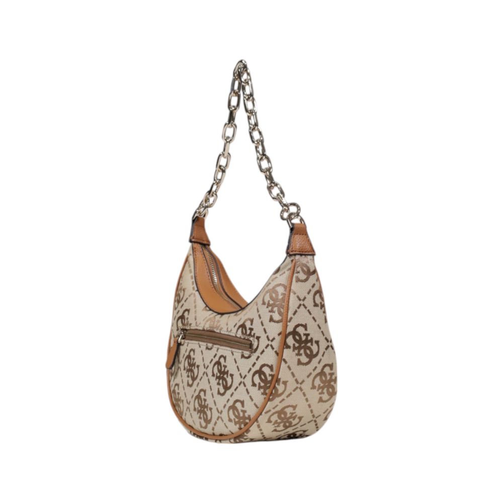 Guess Beige Polyester Handbag