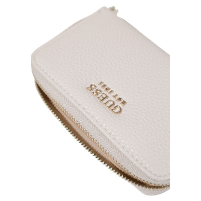 Guess Cream Polyethylene Wallet