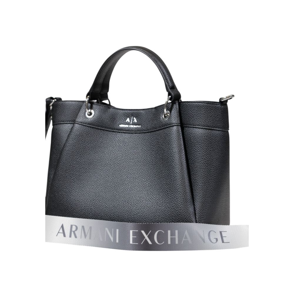 Armani Exchange Black Polyethylene Handbag