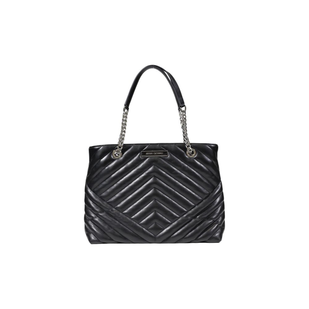 Armani Exchange Black Polyester Handbag