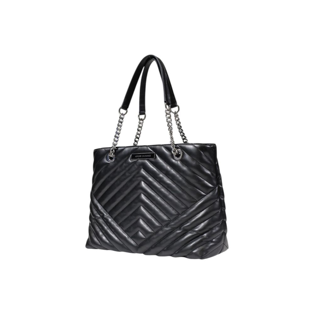 Armani Exchange Black Polyester Handbag