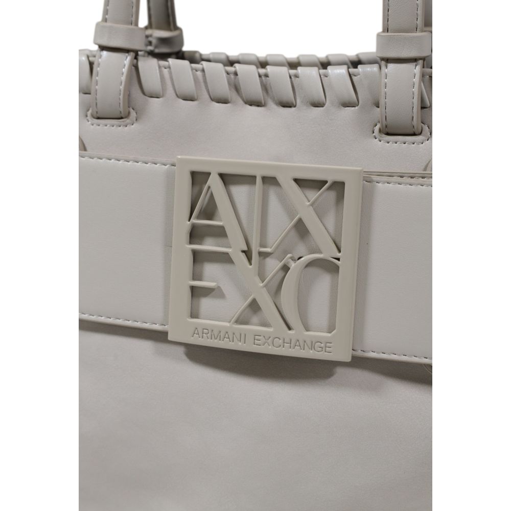 Armani Exchange Beige Polyester Handbag