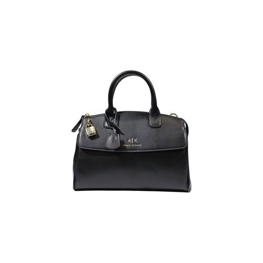 Armani Exchange Black Polyester Handbag