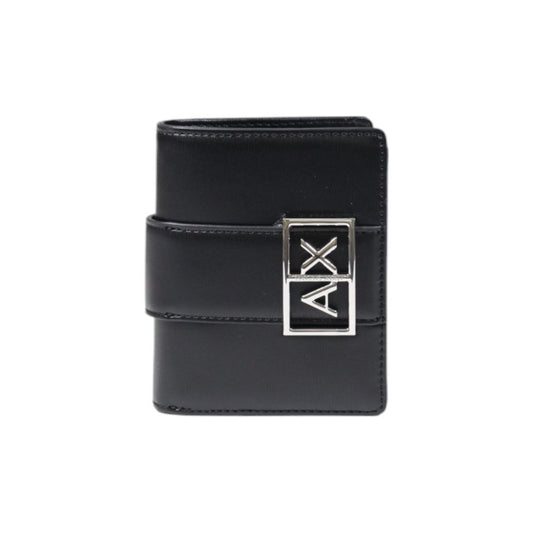 Armani Exchange Black Polyester Wallet