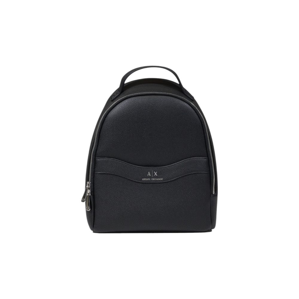 Armani Exchange Black Polyester Backpack