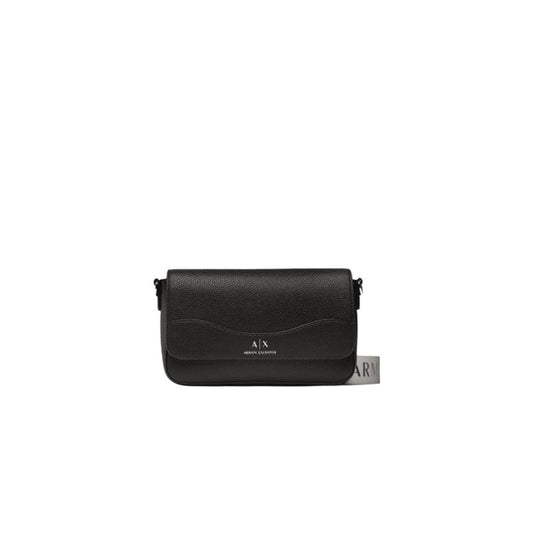 Armani Exchange Black Synthetic Leather Handbag