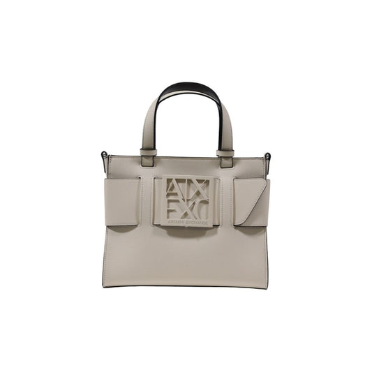 Armani Exchange Beige Polyethylene Handbag