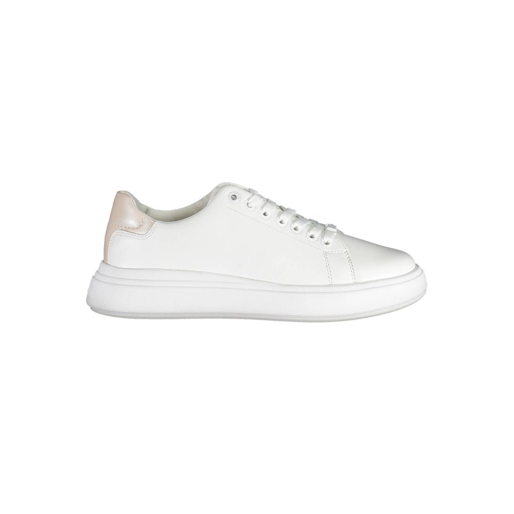 Calvin Klein White Leather Women Sneaker