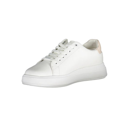 Calvin Klein White Leather Women Sneaker