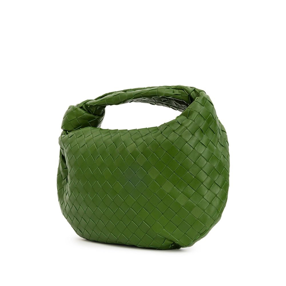 Bottega Veneta Green Leather Handbag