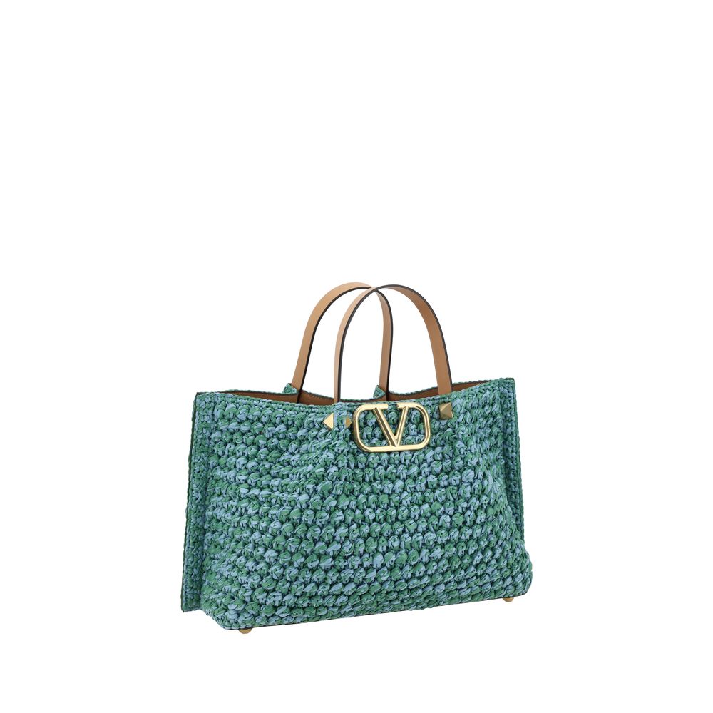 Valentino Garavani Raffia Tote Bag