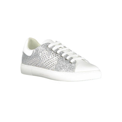 Emporio Armani Silver Polyester Women Sneaker