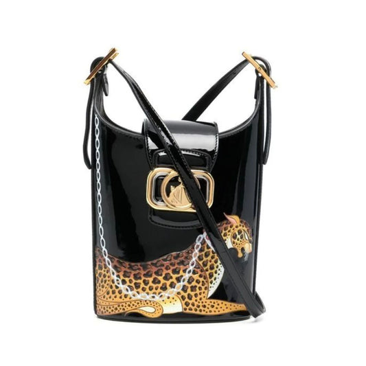 Lanvin Black Leather Crossbody Bag