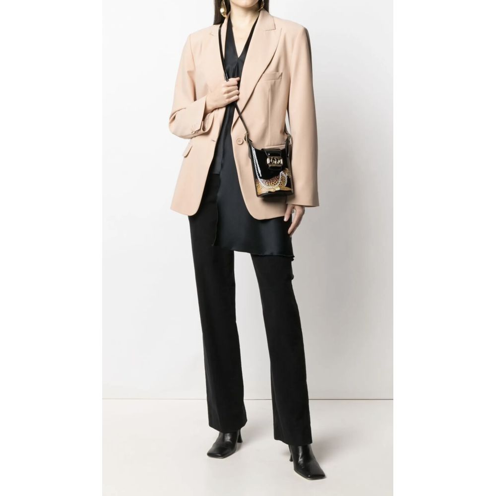 Lanvin Black Leather Crossbody Bag