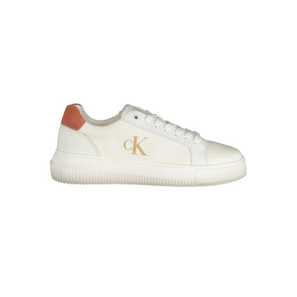 Calvin Klein White Polyethylene Women Sneaker