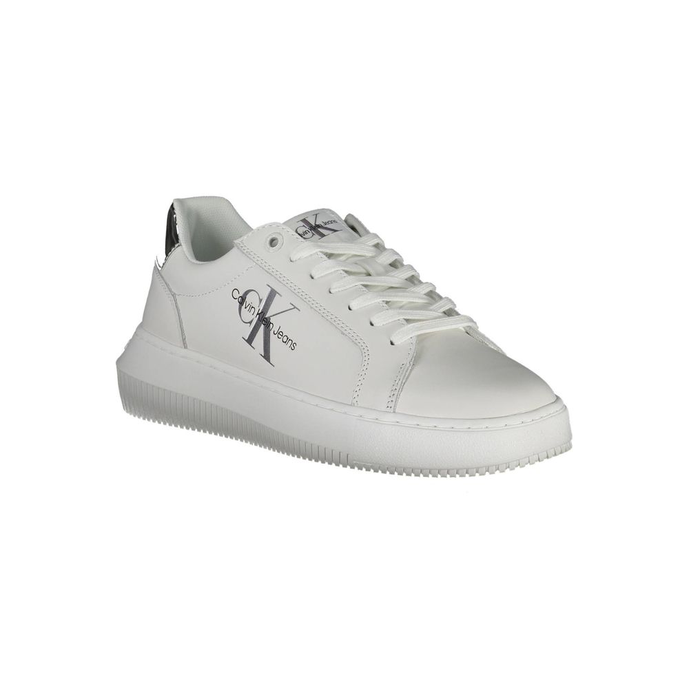 Calvin Klein White Leather Women Sneaker