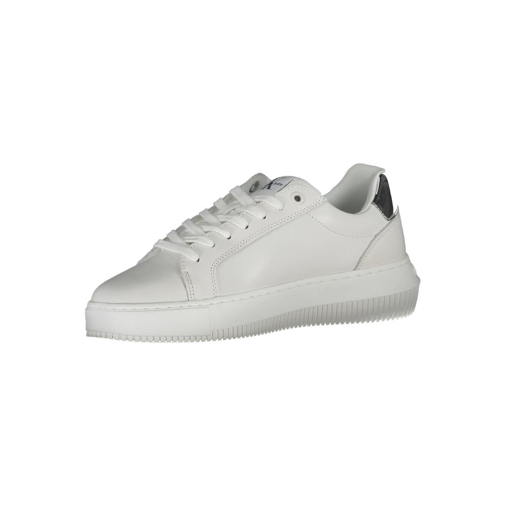 Calvin Klein White Leather Women Sneaker