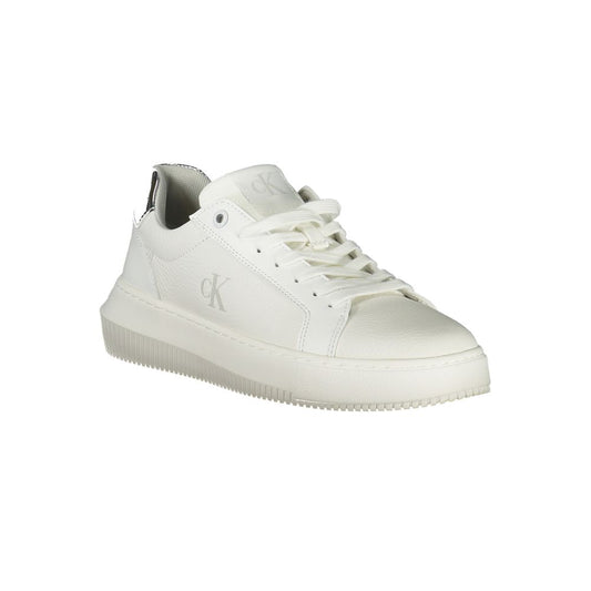 Calvin Klein White Polyester Sneaker