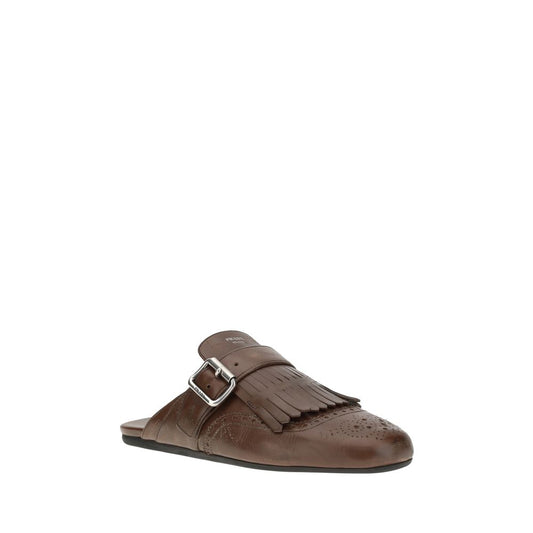 Prada Leather Sabot