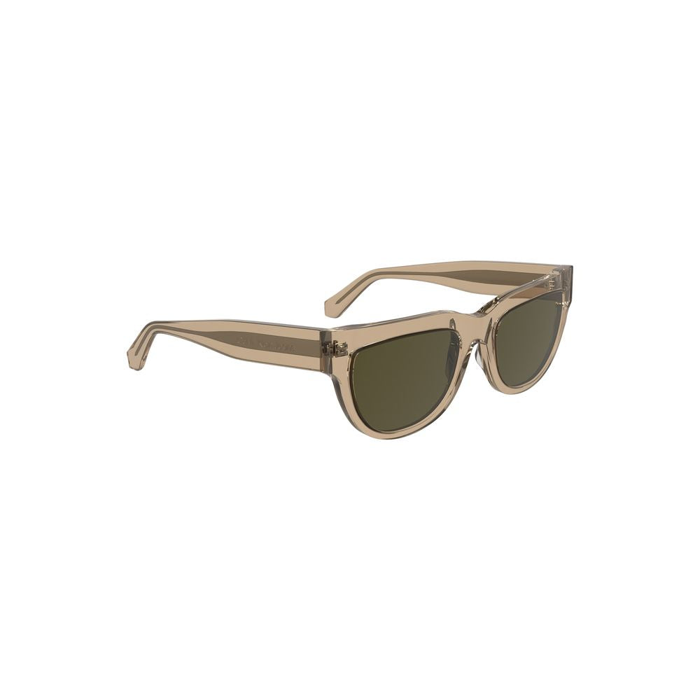 Calvin Klein Brown Acetate Sunglasses