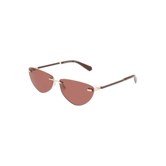 Calvin Klein Pink Metal Sunglasses