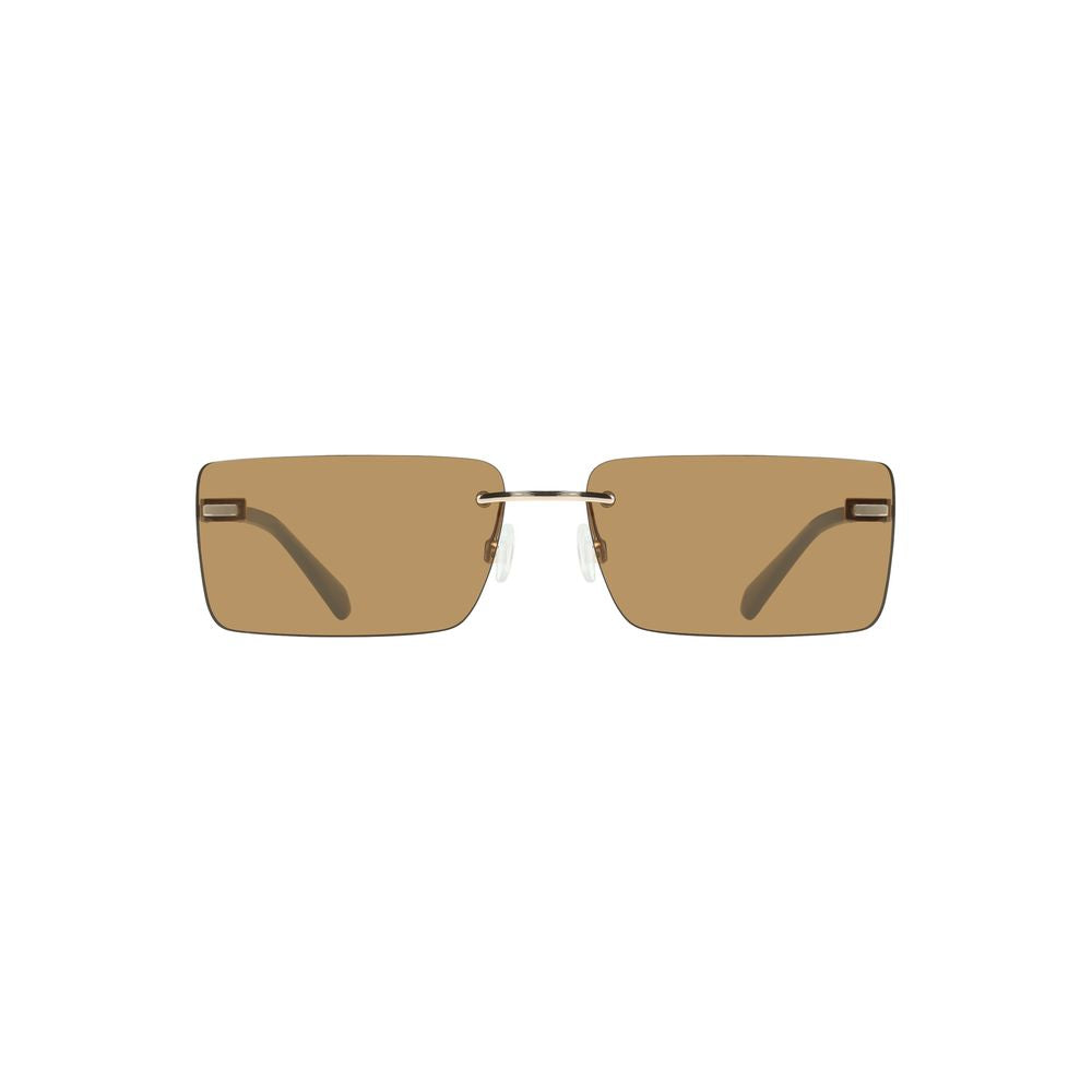 Calvin Klein Beige Metal Sunglasses