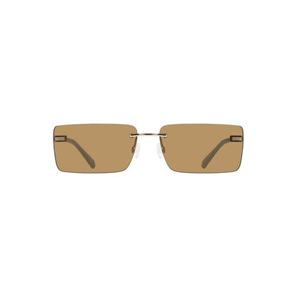 Calvin Klein Beige Metal Sunglasses