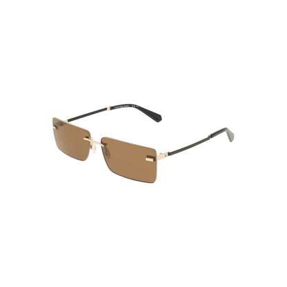 Calvin Klein Beige Metal Sunglasses
