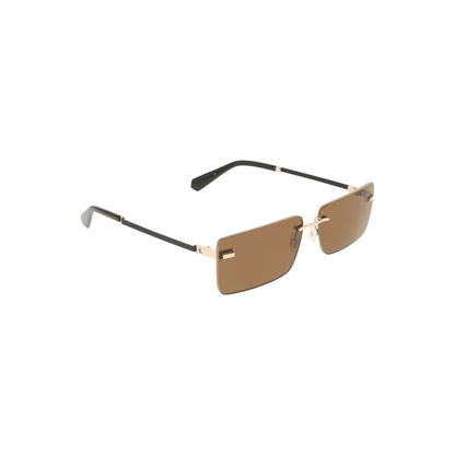 Calvin Klein Beige Metal Sunglasses