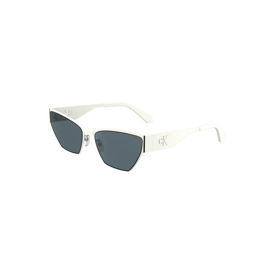 Calvin Klein White Metal Sunglasses