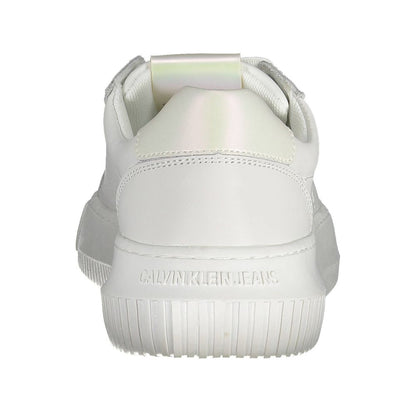 Calvin Klein Bianco Leather Women Sneaker