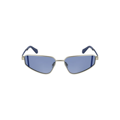 Calvin Klein Gray Metal Sunglasses