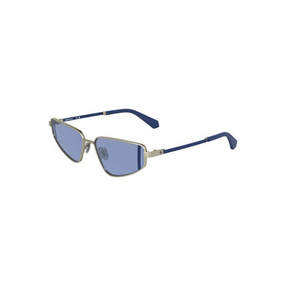Calvin Klein Gray Metal Sunglasses