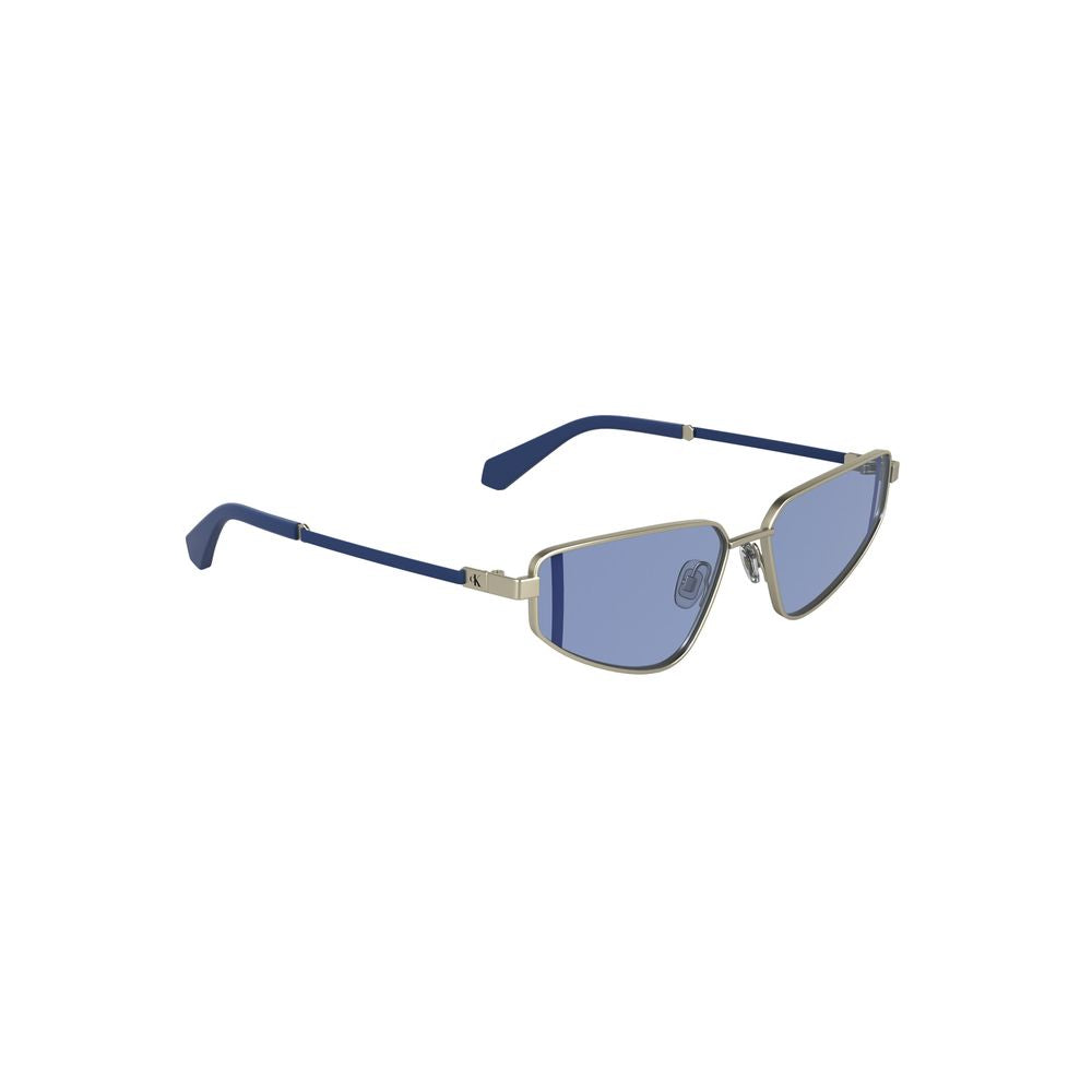 Calvin Klein Gray Metal Sunglasses