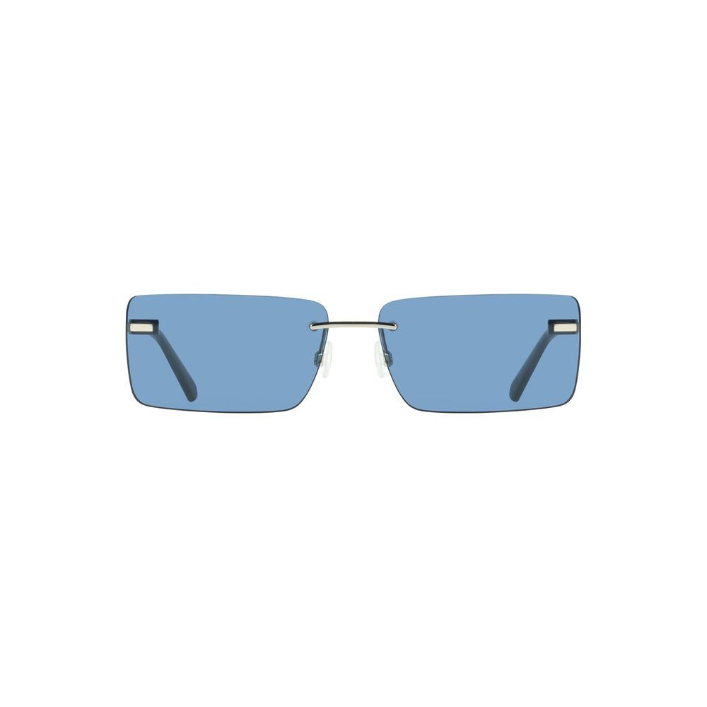 Calvin Klein Blue Metal Sunglasses