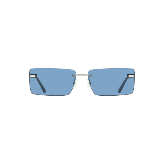Calvin Klein Blue Metal Sunglasses