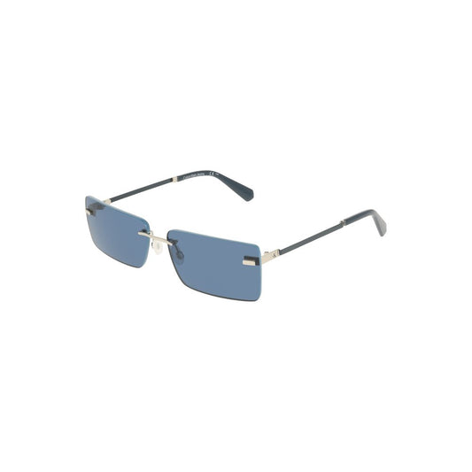 Calvin Klein Blue Metal Sunglasses