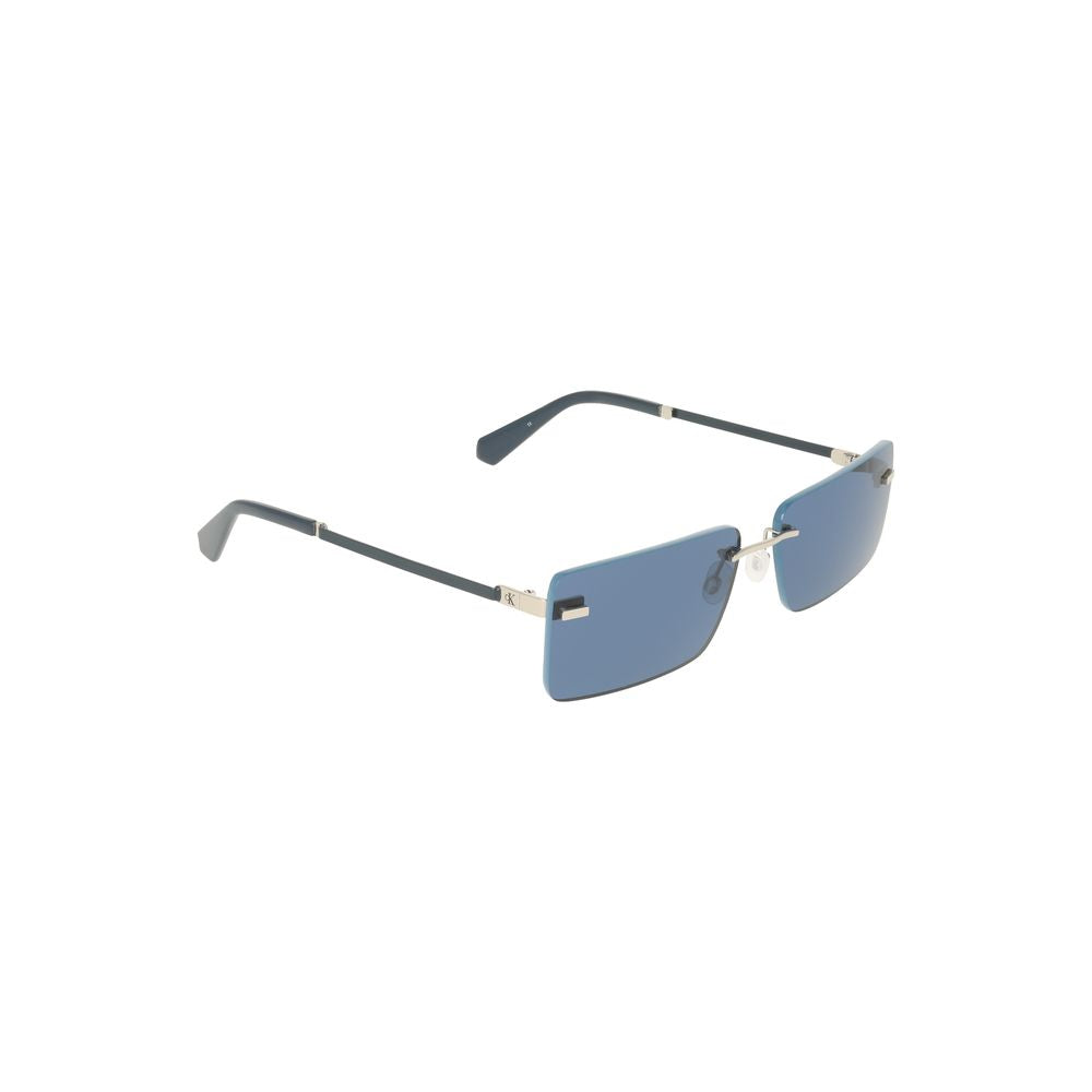Calvin Klein Blue Metal Sunglasses