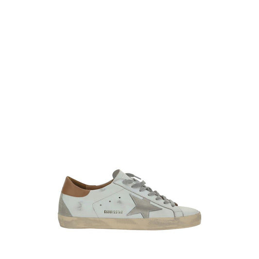 Golden Goose White Leather Superstar Sneakers