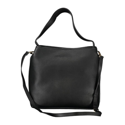 Mario Valentino Black Polyurethane Women's Bag