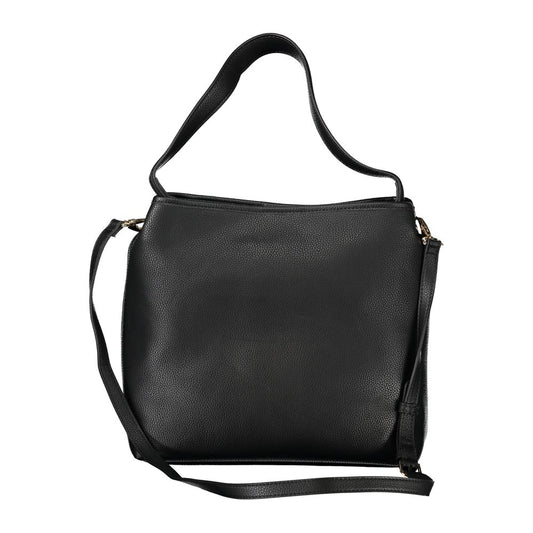 Mario Valentino Black Polyurethane Women's Bag