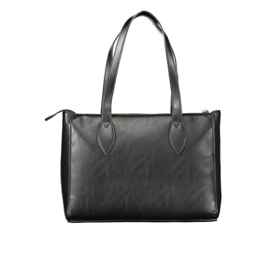 Mario Valentino Black Polyurethane Women's Bag