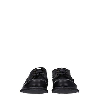 Dolce & Gabbana Black Leather Oxfords And Derbies