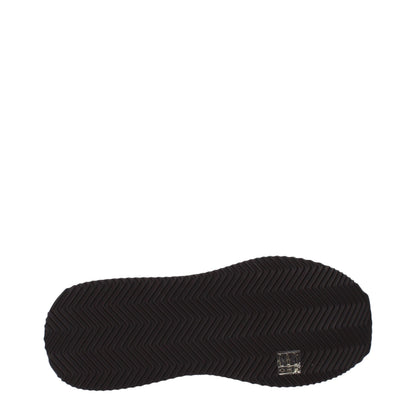 Dolce & Gabbana Brown Fabric Low Top Sneakers