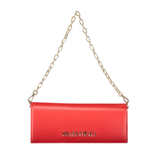 Mario Valentino Rosso Polyurethane Women's Shoulder Bag