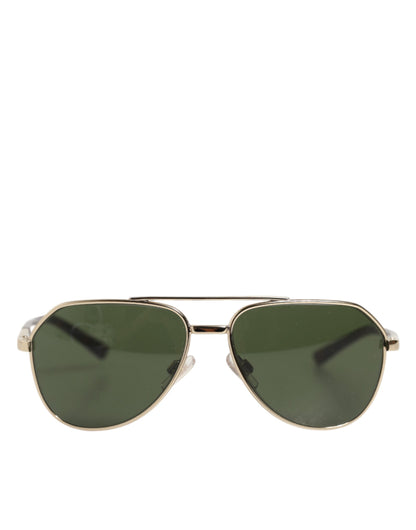 Dolce & Gabbana DG2125 Silver Frame Aviator Shades Eyewear Sunglasses Children
