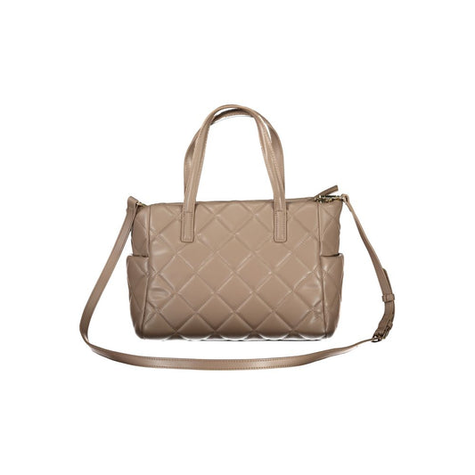 Mario Valentino Brown Polyurethane Women's Bag